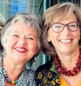 Maria Grijpma en Inge Jager