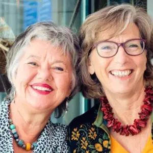 Maria Grijpma en Inge Jager